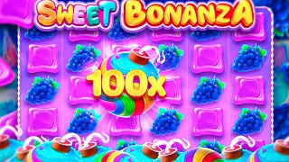 SWEET BONANZA WAS PRINTING... HUGE 100X CONNECTION!! (OMG)