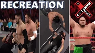 WWE 2K17 RECREATION: FATAL 5 WAY | EXTREME RULES 2017 HIGHLIGHTS