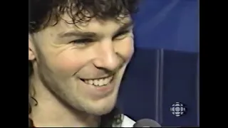 Gretzky crying after Czechs beat Canada - Nagano 1998  Olympics semifinals .- Jagr interview