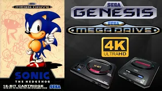 Sonic the Hedgehog | GENESIS/MEGA DRIVE | 4K60ᶠᵖˢ UHD🔴| Longplay Walkthrough Full Movie Game