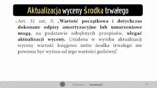 15. Aktualizacja wartości środka trwałego