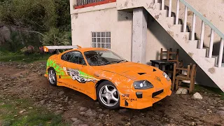 Restoring Paul Walker's Toyota Supra - Forza Horizon 5  //  Logitech G29