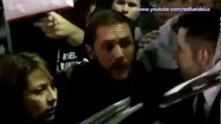 Actor - Tom Hardy Gets Mobbed For Autographs After Film Premiere - 2012