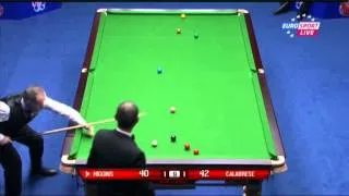 John Higgins - Vinnie Calabrese (Frame 3.2) Wuxi Classic 2013 - Round 1