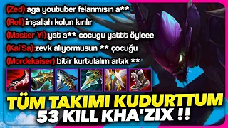 TÜM RAKİBE KAFAYI YEDİRTTİM 😂 !! SİNİRDEN HEPSİ KÜFRETMEYE BAŞLADILAR !! KHA'ZİX ORMAN| Ogün Demirci