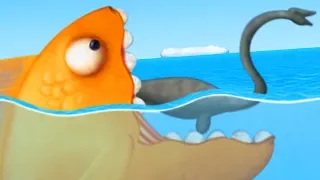 GIANT GOLDFISH EATS THE LOCH NESS MONSTER - Tasty Blue Bonus Levels | Pungence