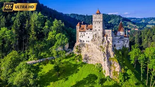 [4k] Bran Castle, Brasov, Romania. Dracula's Castle - Mysteries and Legend in the Heart of Brașov