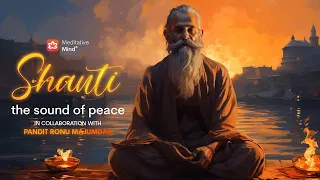 SHANTI 🕉️ Indian Flute Meditation Music ☾☼ Raag Vrindavani Saarang