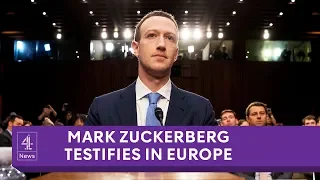 Mark Zuckerberg grilled by EU parliament over Facebook data scandal
