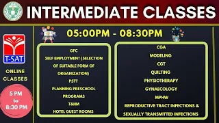 T-SAT || Intermediate Online classes  -  Evening Session || 30.07.2021