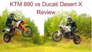 Ducati Desert X vs KTM 890 Adventure R