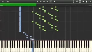 UNDERTALE - Thundersnail - Piano tutorial (Synthesia)