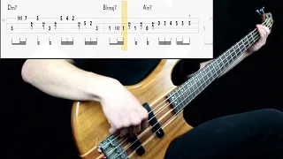 Red Hot Chili Peppers - Aquatic Mouth Dance (Bass Cover) (Play Along Tabs In Video)