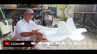 || Membuat Pesawat RC F22 Raptor dari Styrofoam, Episode 1|| #airplanerc, #hobbyrc, #pesawatgabus,