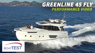 Greenline 45 Fly (2020-) Test Video - By BoatTEST.com
