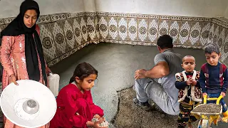 Single Mom's New Home Almost Finished: Cementing the Floor