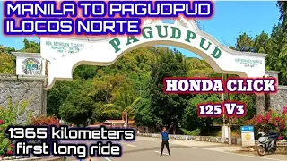 Manila to Pagudpud Ilocos norte / 1365 kilometers test drive / Honda Click 125 Version 3