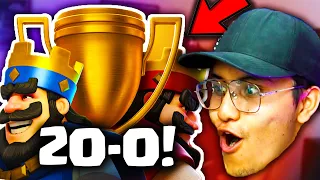 ¡¡GANÉ 20-0 EN Clash Royale!! ¿QUÉ ESTÁ PASANDOOO? Best Deck - YoSoyRick