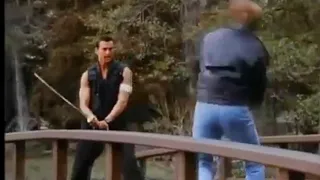 Daniel Bernhardt "True Vengeance" (1997) Fight Scene Archives , karate, katana sword, taekwondo