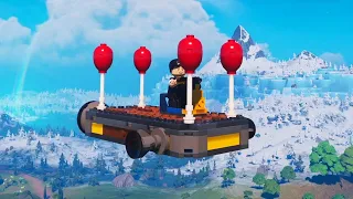 How to Build a Simple Working Plane in LEGO Fortnite