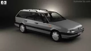 Volkswagen Passat (B3) variant 1988 by 3D model store Humster3D.com