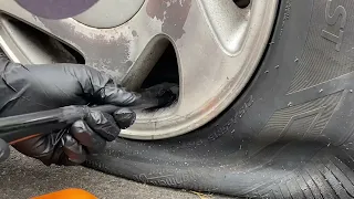 Toyota Sienna tire valve replacement DIY.