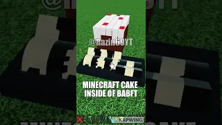 WORKING MINECRAFT CAKE INSIDE OF BUILD A BOAT!!!