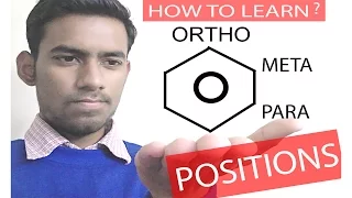 ORTHO-META-PARA positions:How to learn?:ORGANIC CHEMISTRY:HINDI