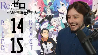 Teeaboo Reacts - Re:Zero Episodes 14 + 15 - ShellShock