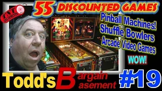 #1415 - 55 DISCOUNTED Arcade Video Games & Pinball Machines-BARGAIN BASEMENT #19 - TNT Amusements