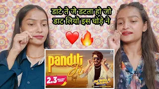 Reaction on Pandit Ji : Gulzaar Chhaniwala | Mahi Gaur | Reactions Hut| #reactionvideo #reactionshut