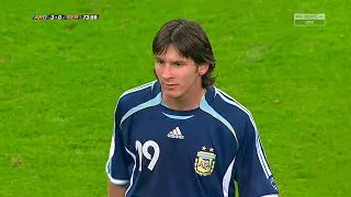 Messi World Cup Debut vs Serbia & Montenegro (World Cup) 2006 English Commentary HD 1080i50