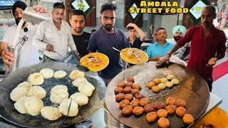Best Street Food In Ambala | Garg Poori Wale,Sardar Ji Lassi Wale,Tadke Wale Karhi Chawal,kachori
