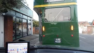 Chasing Route Master RML2412 to Berkhamsted: Amersham heritage bus running day - 4th October 2015