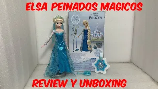 FROZEN ELSA PEINADOS MÁGICOS, DISNEY STORE DOLL, UNBOXING Y REVIEW, VALE LA PENA?