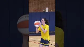 Caitlin Clark Warms Up Before First Indiana Fever Workout