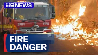Fire conditions in western Victoria forecast to become catastrophic | 9 News Australia