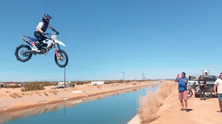 HUGE CRASH AT GLAMIS CANAL JUMP!