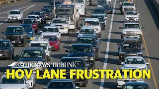 Ride Along: State Patrol enforces HOV lanes around Tacoma