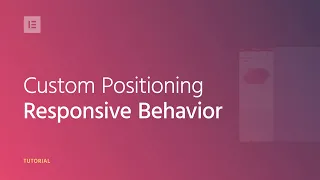 How to Use Custom Positioning Units For Best Mobile Responsive Behavior