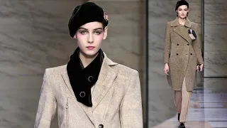 Giorgio Armani fashion in Milan Fall Winter 2023/2024 | Clothes and accessories