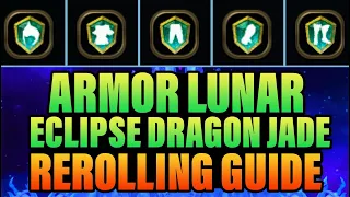 Rerolling Guide for Armor Lunar Eclipse Dragon Jade | Dragon Nest SEA