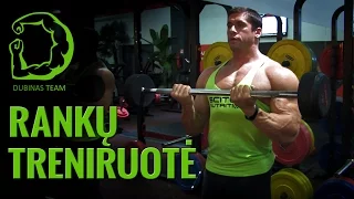 Rankų Treniruotė Su Deividu Dubinu. 💪 Bicepso Ir Tricepso Treniruotės Pratimai.🏋️‍♂️🏅🏆