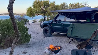 Camping on the BEACH - Sandy Cape, Jurien Bay | Exploring WWII Bunkers