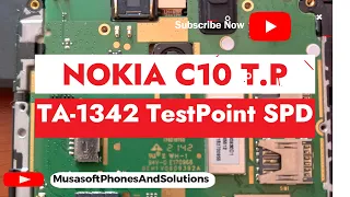 Test Point for  Nokia C10  T.P [TA-1342] to hardreset and Remove FRP 2023