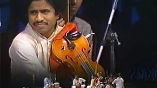 L Subramanium (violinist) and Zakir Hussain (Tabla) @ Japan Festival of India 1988