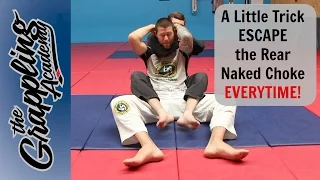 How to use this trick to ESCAPE the rear naked choke - every time!