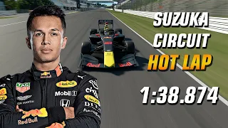 GT Sport Hot Lap // Red Bull Beat The Pro  // Alex Albon's Suzuka Circuit Lap