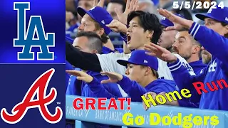 LA Dodgers Vs. Atlanta Braves (5/5/2024)  Game Highlights 2024 | MLB Season 2024