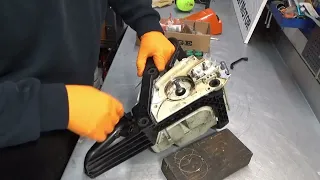 Stihl 018 / MS180 not oiling correctly (video in english)